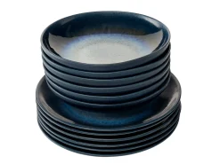 Geschirr-Set Blu 12-teilig, für 6 Personen