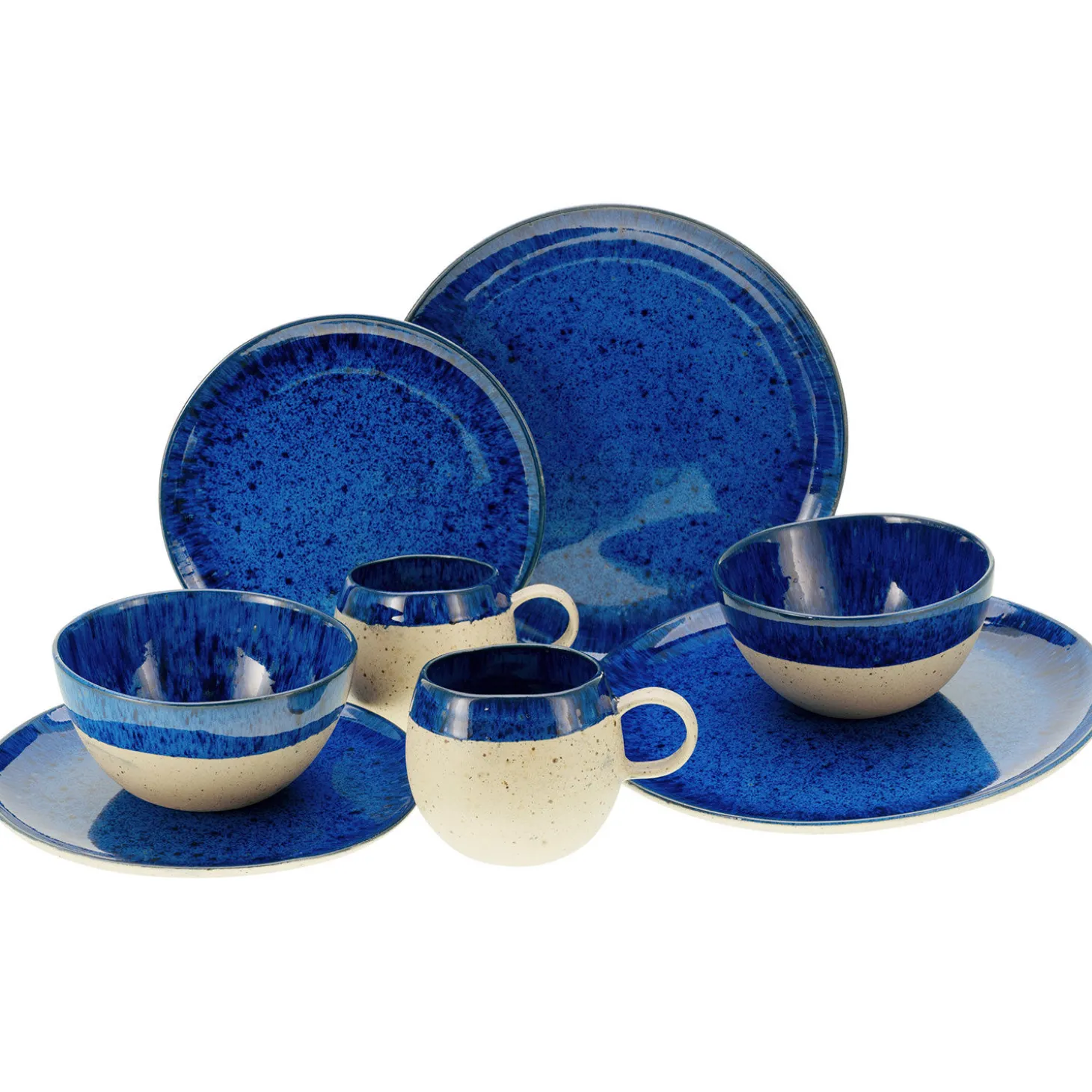 Geschirr-Set Deep Blue, 8-teilig