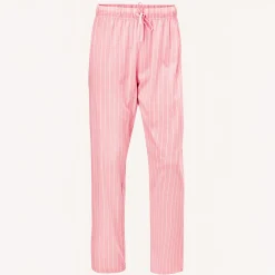 Gestreifte Pyjama Hose, gerade geschnitten