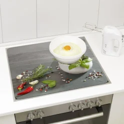 Glas-Abdeckplatte Multi – Kräuterküche