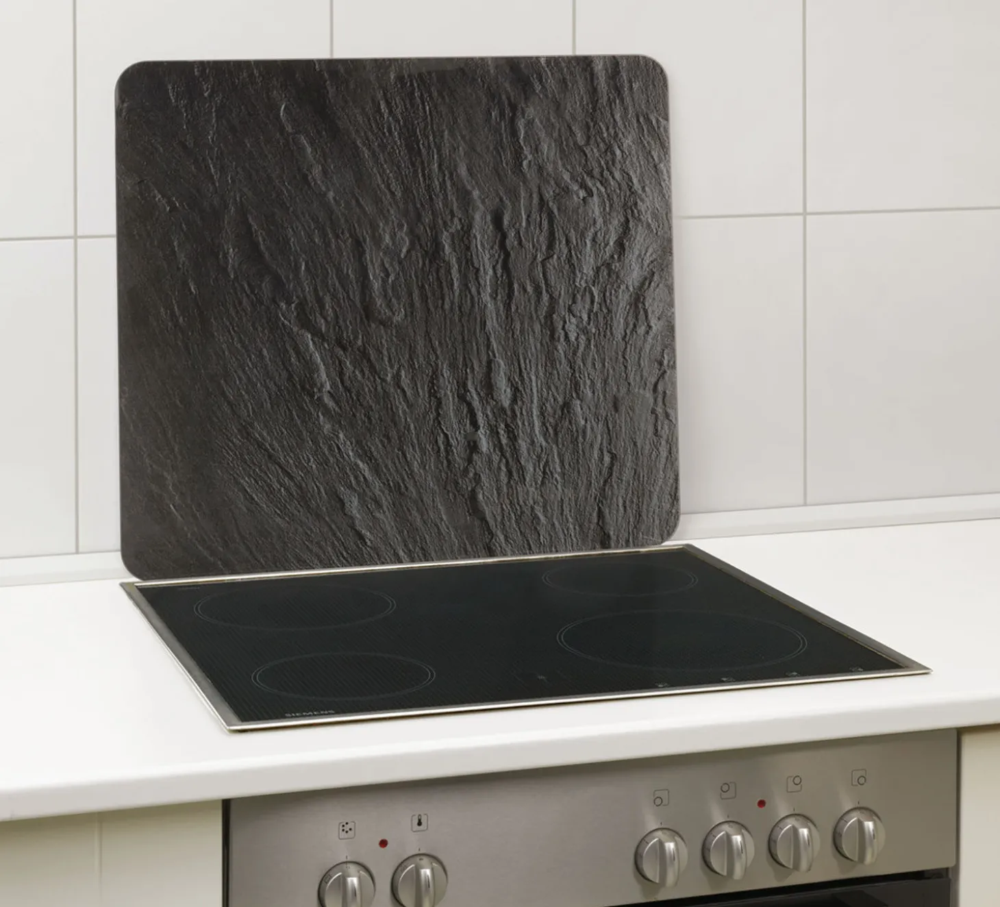 Glas-Abdeckplatte Multi – Schiefer-Optik