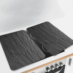 Glas-Abdeckplatten in Schiefer-Optik
