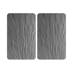 Glas-Abdeckplatten in Schiefer-Optik