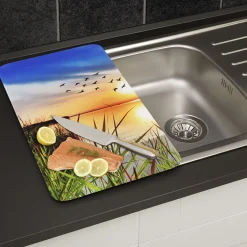Glas-Abdeckplatten See