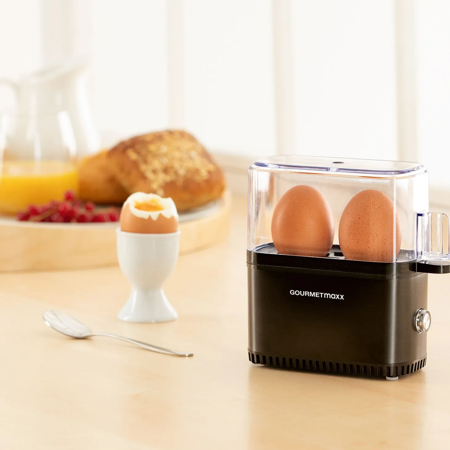 Gourmetmaxx Eierkocher für 1 bis 2 Eier