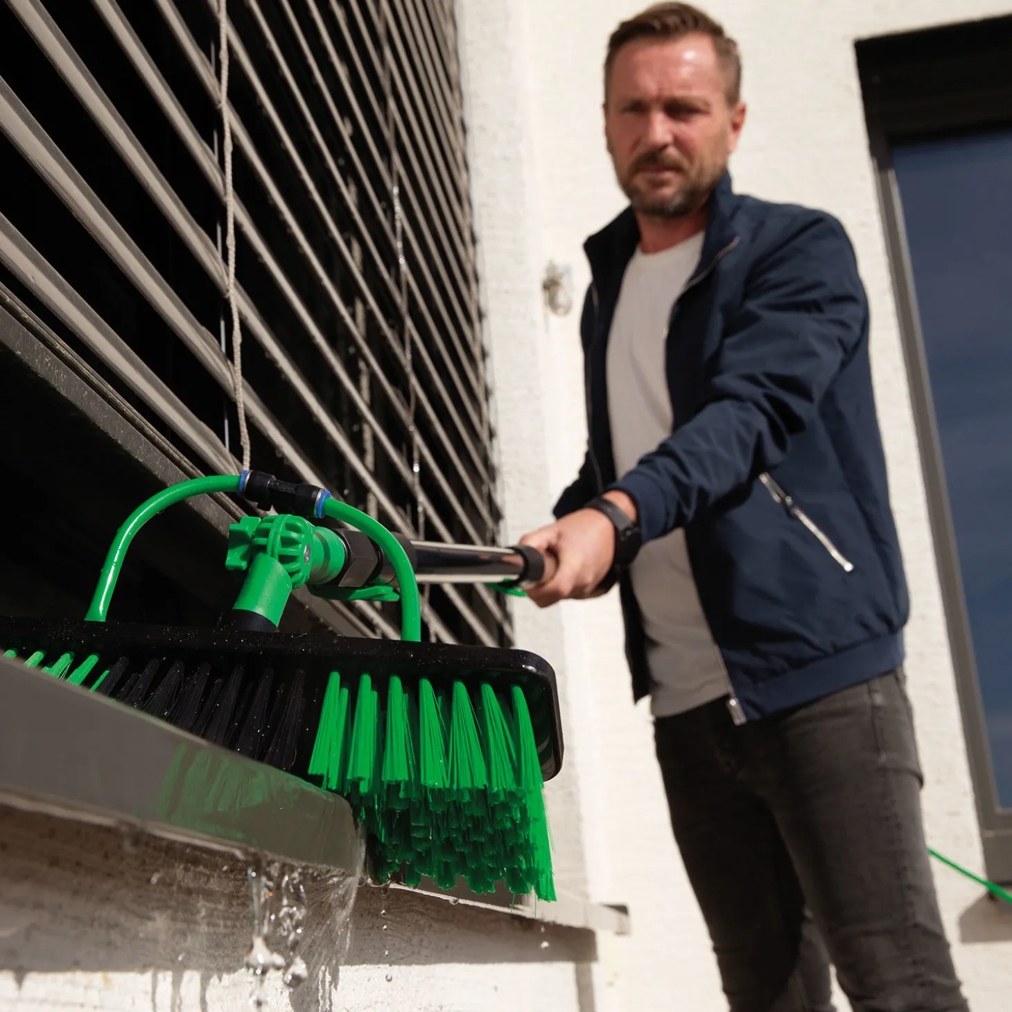Hammersmith AquaClean Deluxe, 2in1 Teleskop-Besen