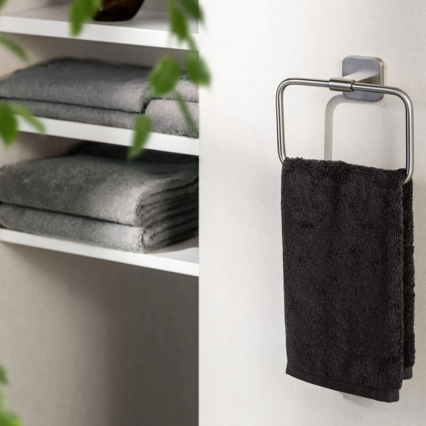 Handtuchring Porto mit Turbo-Loc® Klebebefestigung