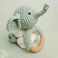 Hardicraft Häkelset Rassel Elefant