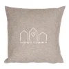 Herbalind Zirben-Flanell Kissen «Happiness is Homemade»