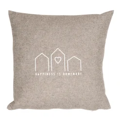 Herbalind Zirben-Flanell Kissen «Happiness is Homemade»