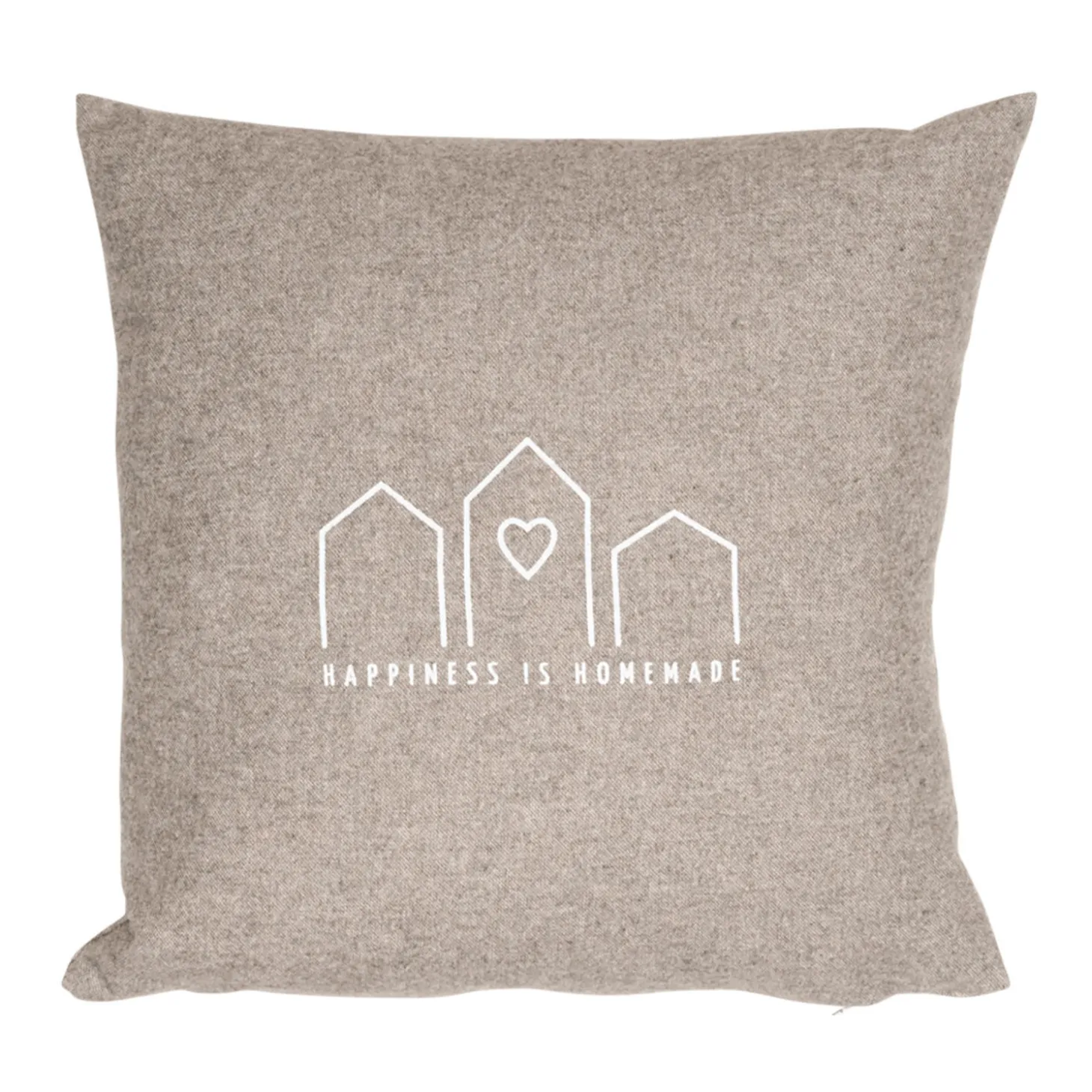 Herbalind Zirben-Flanell Kissen «Happiness is Homemade»