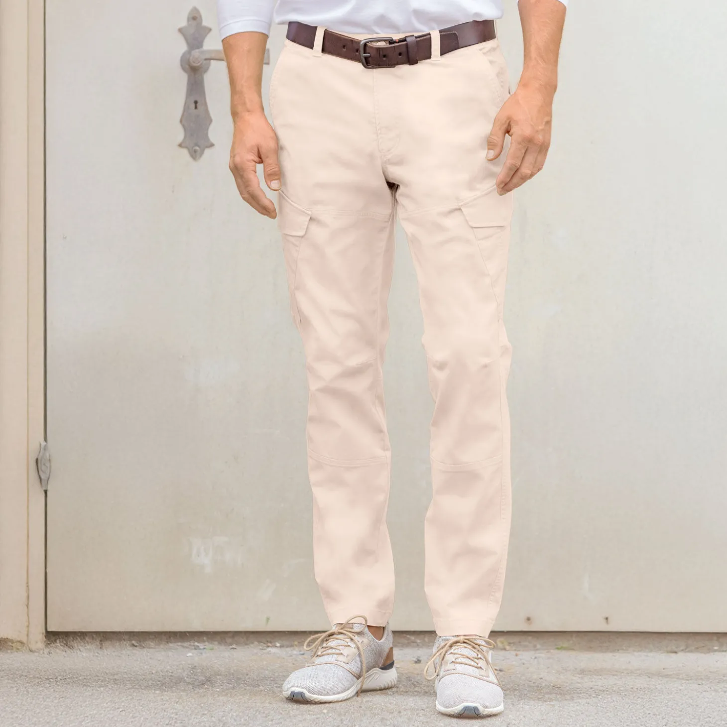 Herren Cargohosen mit Elasthan-Anteil