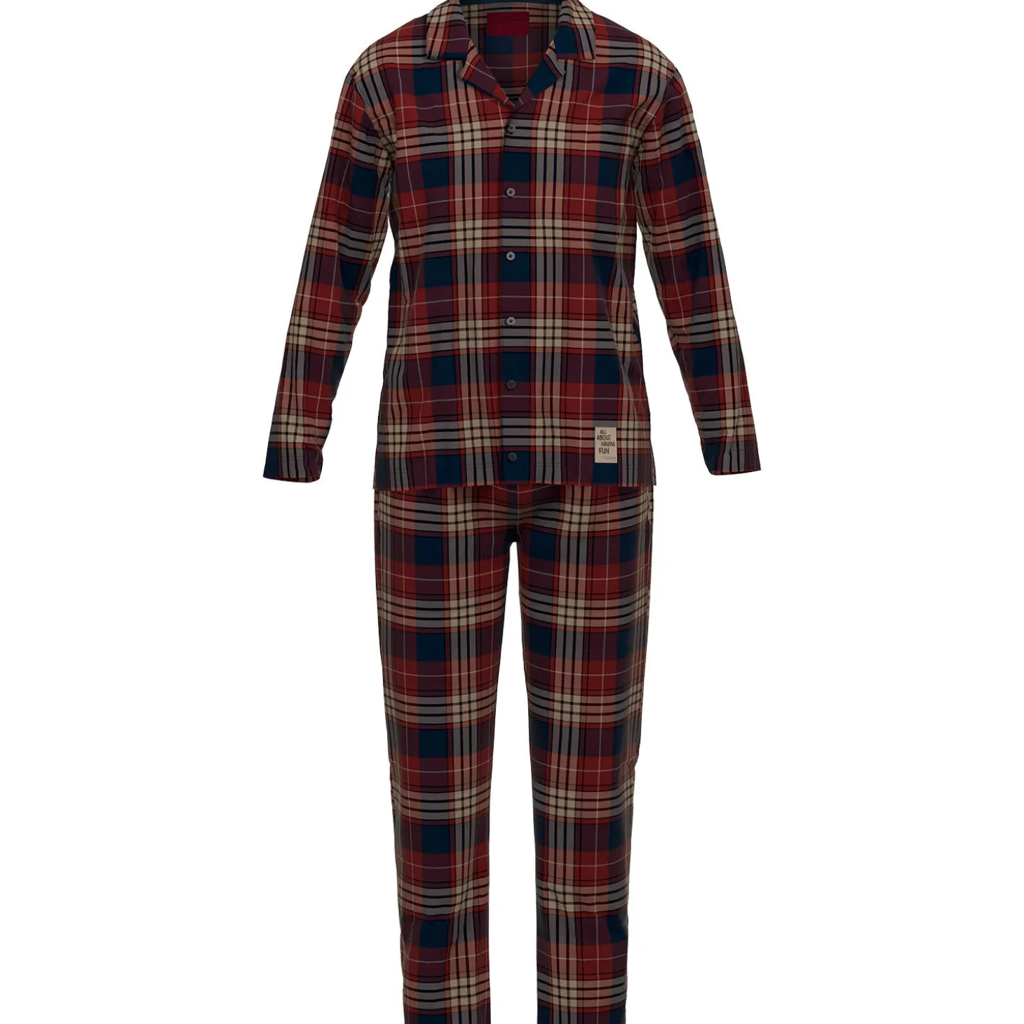 Herren Flanell Pyjama