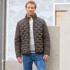 Herren Jacke mit modernem Steppmuster