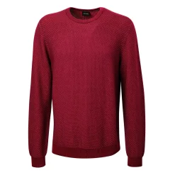 Herren Jacquard Pullover mit Struktur