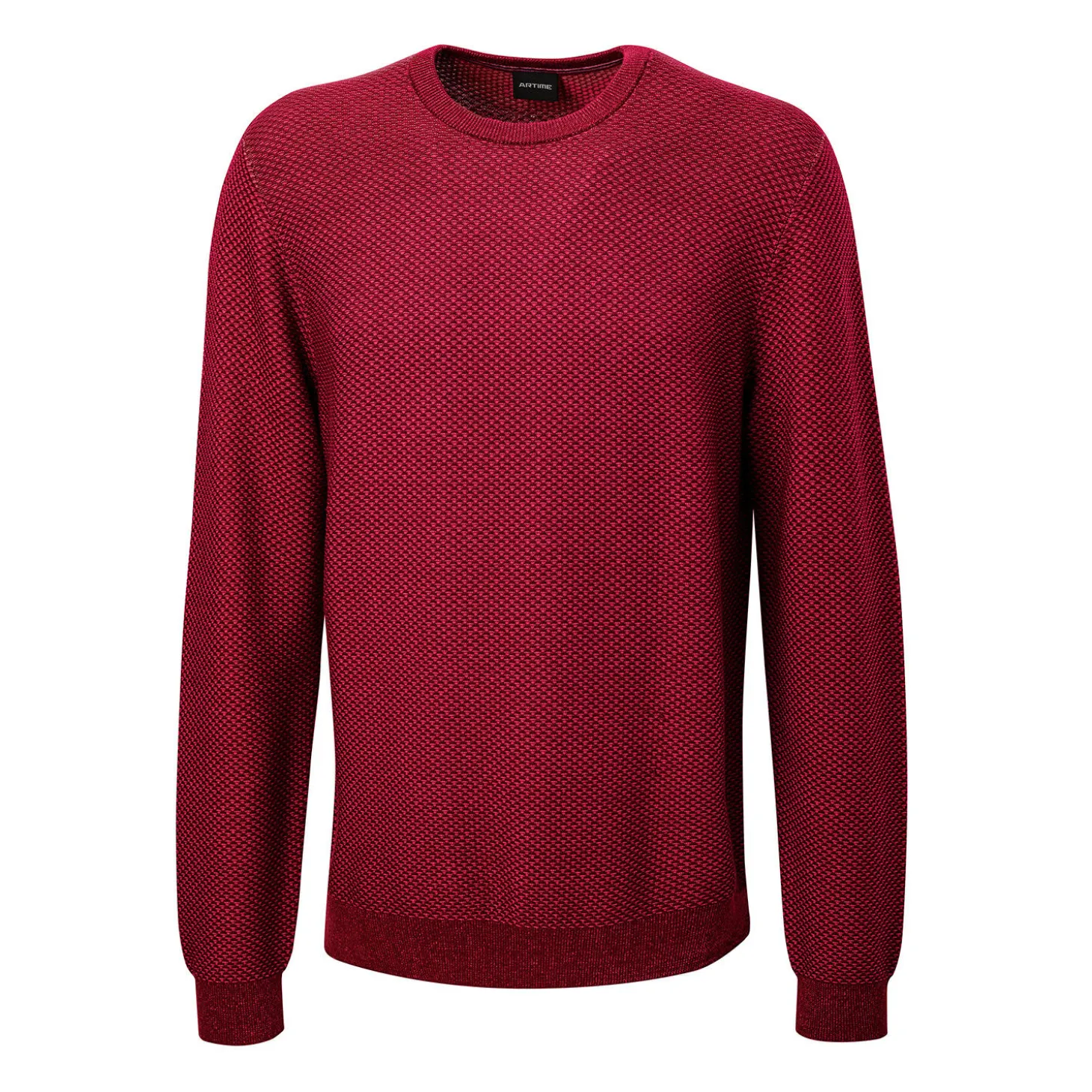 Herren Jacquard Pullover mit Struktur