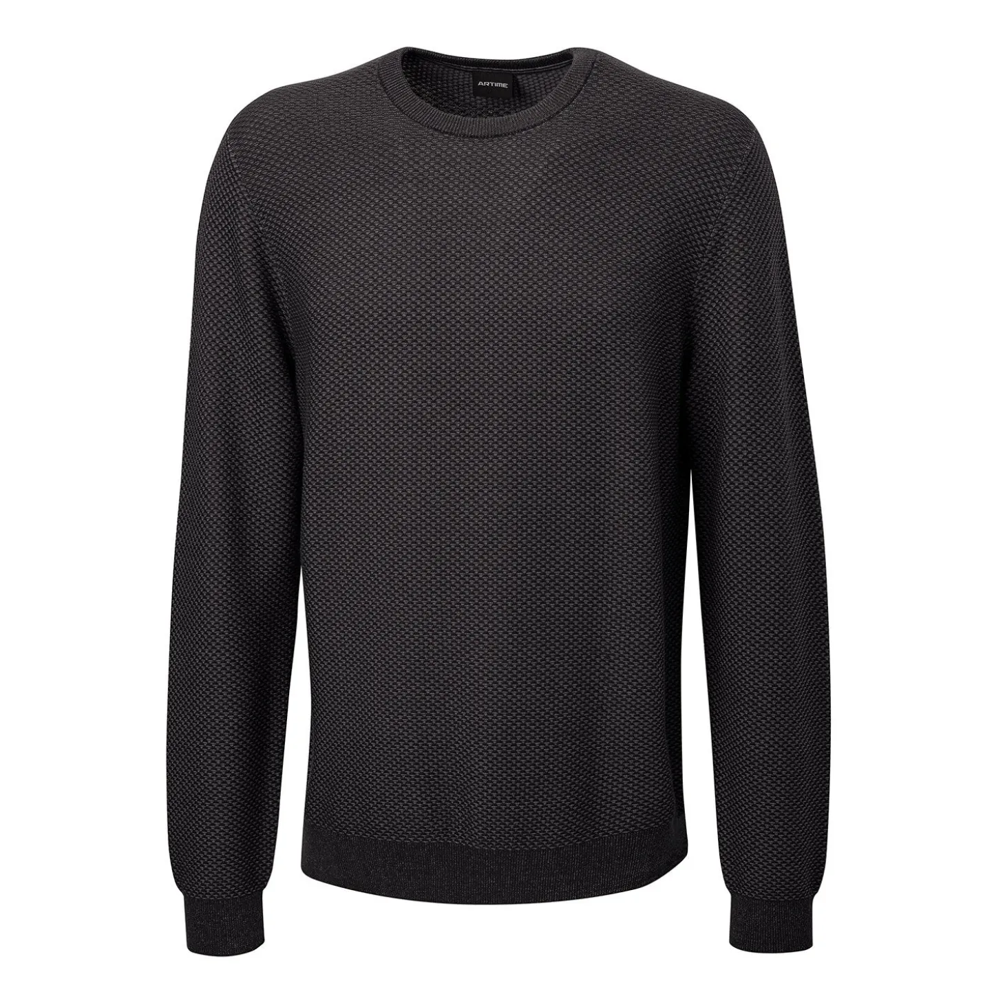 Herren Jacquard Pullover mit Struktur