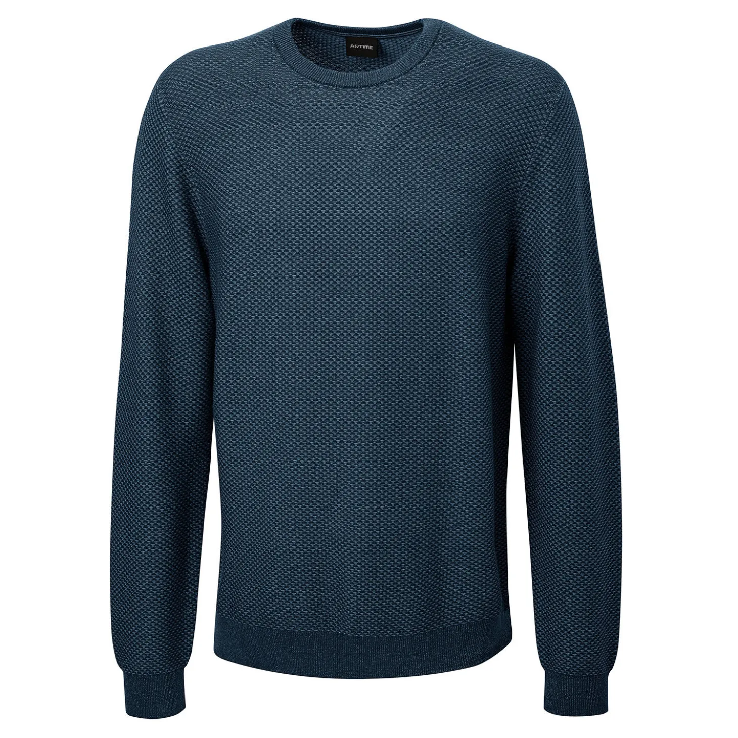 Herren Jacquard Pullover mit Struktur
