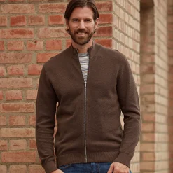 Herren Strickcardigan mit Reissverschluss