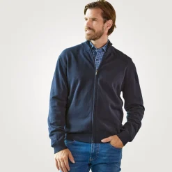 Herren Strickjacke mit Reissverschluss