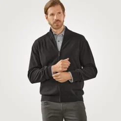 Herren Strickjacke mit Reissverschluss