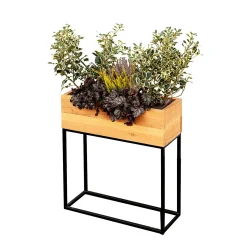 Hochbeet aus Holz/Metall