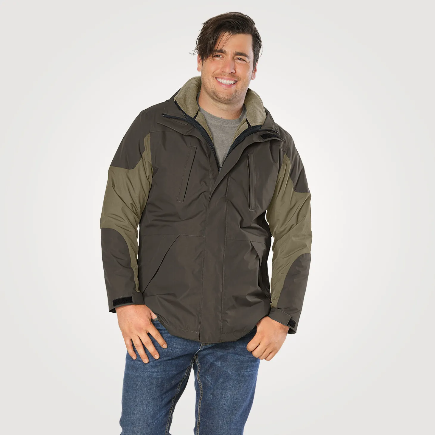 Hochwertige 3 in 1 Outdoor-Jacke von Explorer