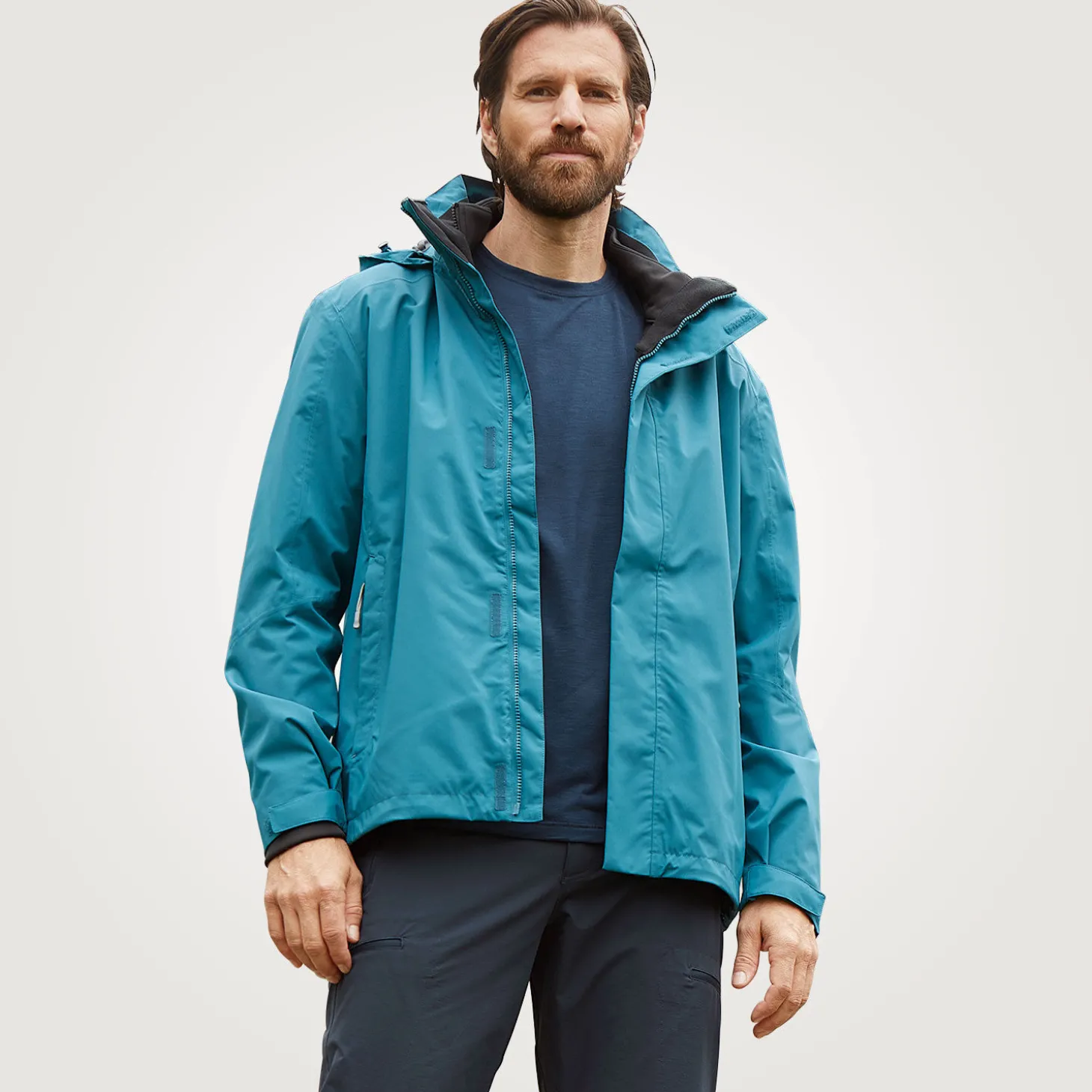 HTA Multifunktionelle 3-in-1 Herren Outdoor Jacke