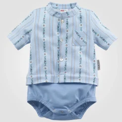 ISA Baby Body Edelweiss mit Brusttasche