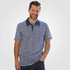 ISA Herren Poloshirt Edelweiss