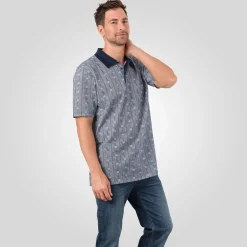 ISA Herren Poloshirt Edelweiss