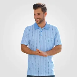 ISA Herren Poloshirt Edelweiss