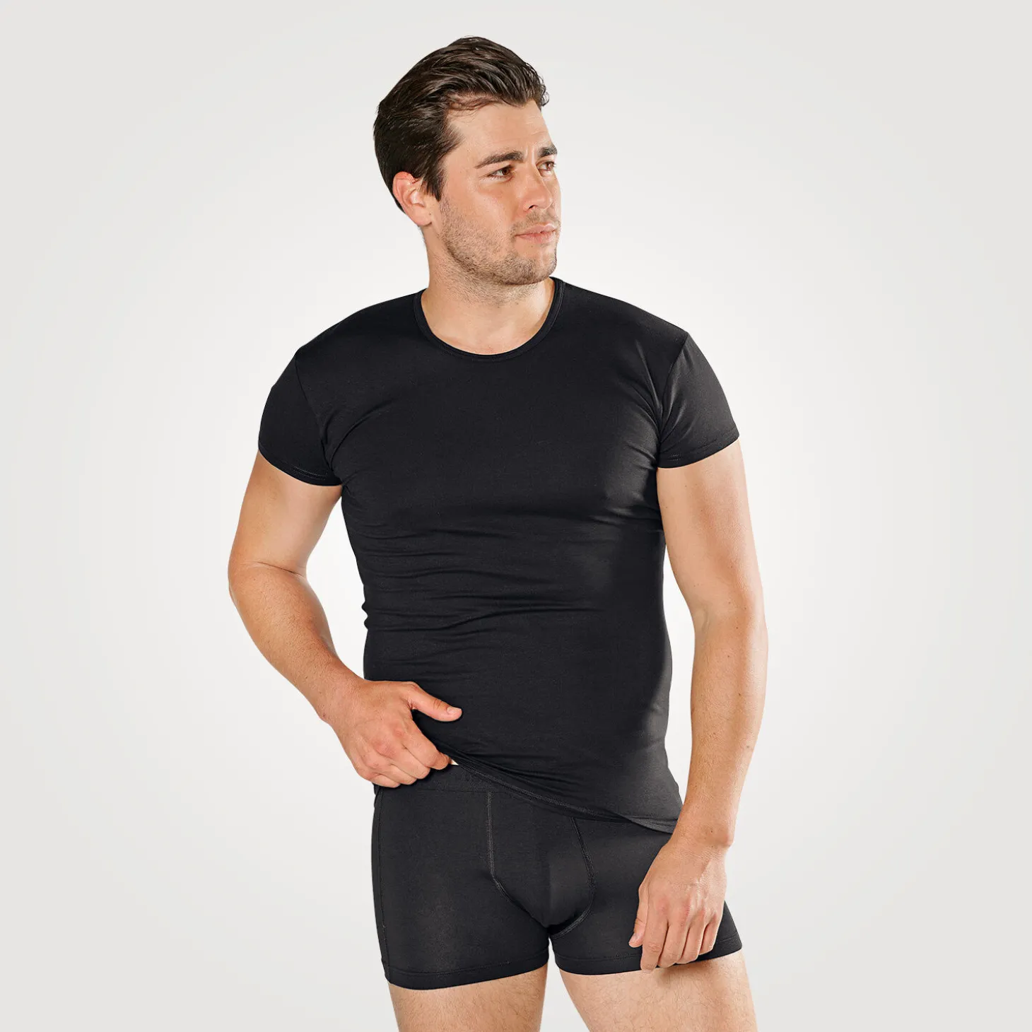 ISA Herren T-Shirt mit Elasthan