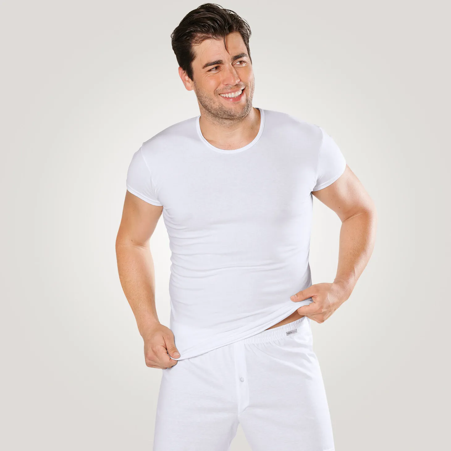 ISA Herren T-Shirt mit Elasthan