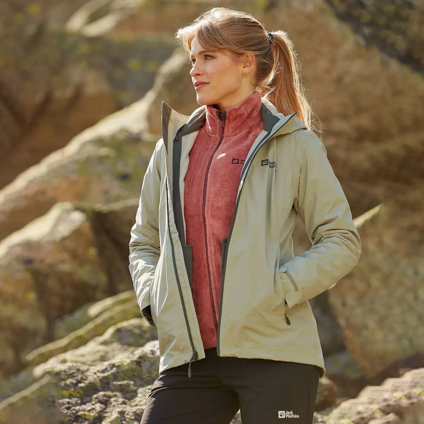 Jack Wolfskin Damen Jacke 3in1 Moonrise