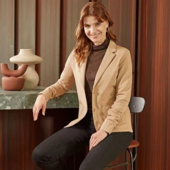 Jersey Blazer Baumwolle und Elasthan