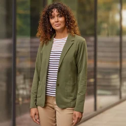Jersey Blazer Baumwolle und Elasthan