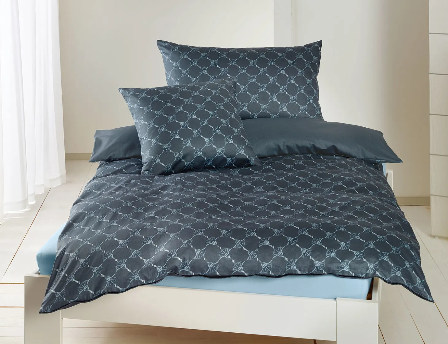 JOOP! Satin Bettwäsche Cornflower Gradiant