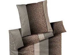 JOOP! Satin Bettwäsche Leo mit Leopardenmuster