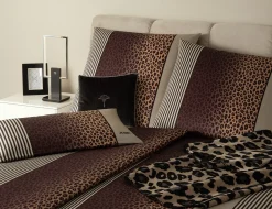 JOOP! Satin Bettwäsche Leo mit Leopardenmuster