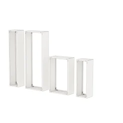 Kaminholzregal Modular Seitenwände, 2 Stk. Metall anthrazit