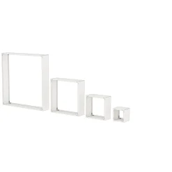 Kaminholzregal Modular Seitenwände, 2 Stk. Metall anthrazit