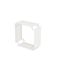 Kaminholzregal Modular Seitenwände, 2 Stk. Metall Naturrost