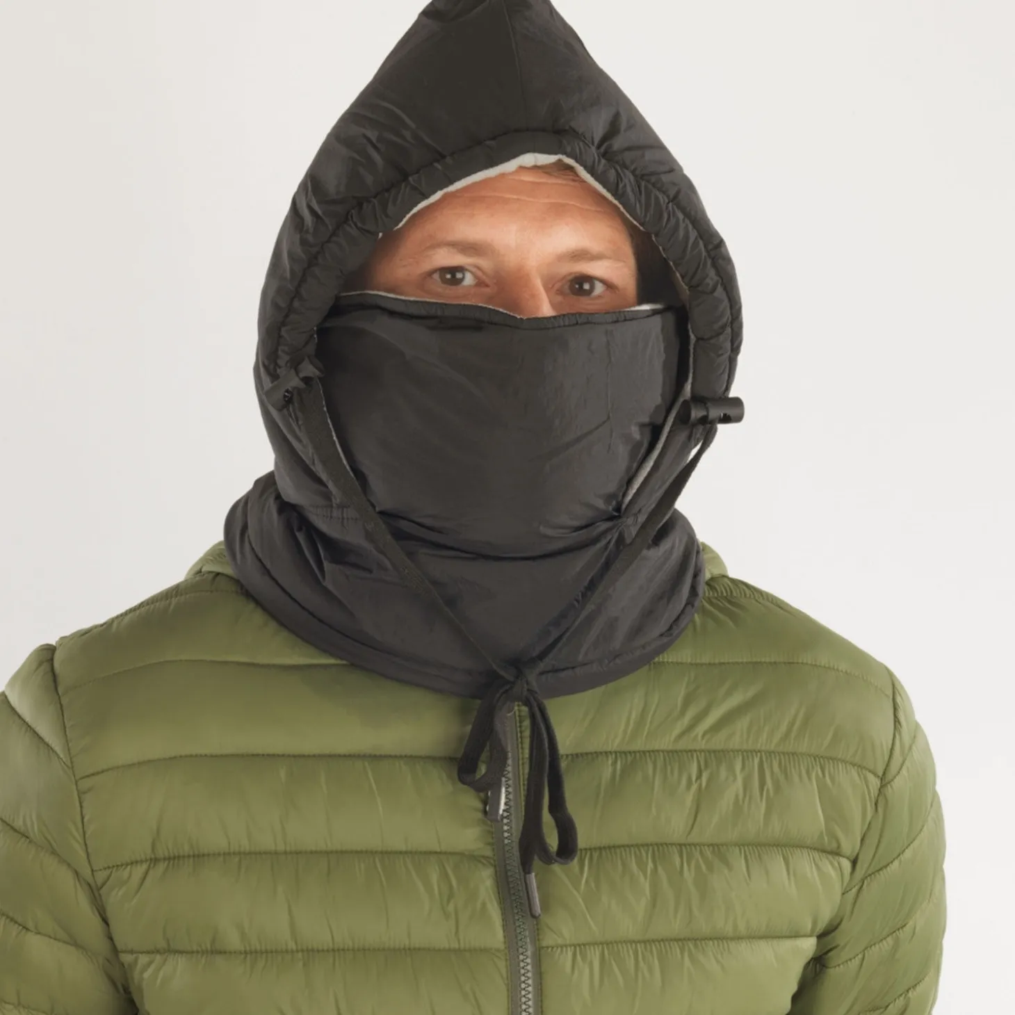 Kapuzenmütze 4in1 mit Bonded-Fleece