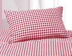 Karierte Bettwäsche im Landhausstil
