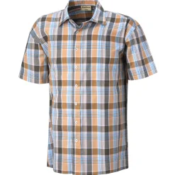Kariertes Herren-Kurzarmhemd aus Baumwolle
