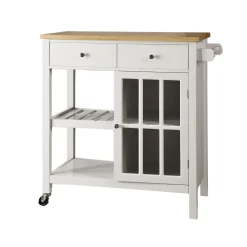 Küchenwagen Ela, mit Vitrinenschrank