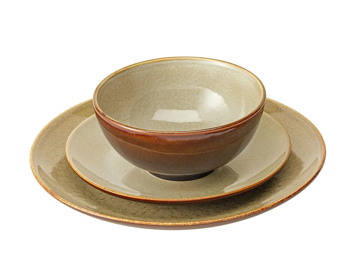 Keramik Geschirr-Set Grado, 18-teilig