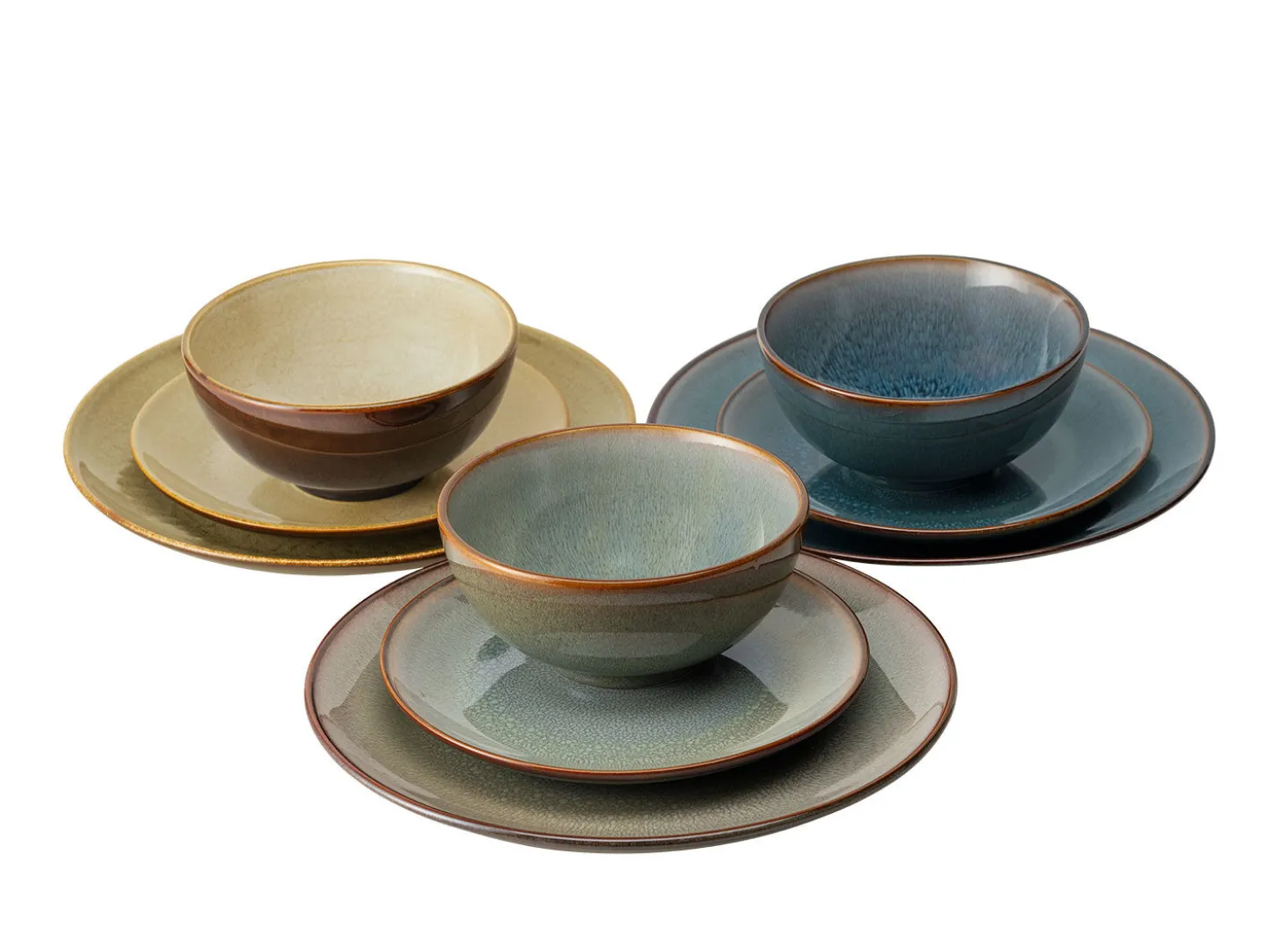 Keramik Geschirr-Set Grado, 18-teilig