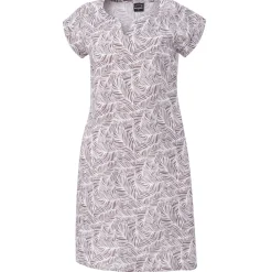 Kurzärmeliges Kleid aus Leinen